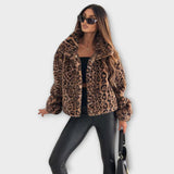 Leonor - Leopárdmintás Kabát