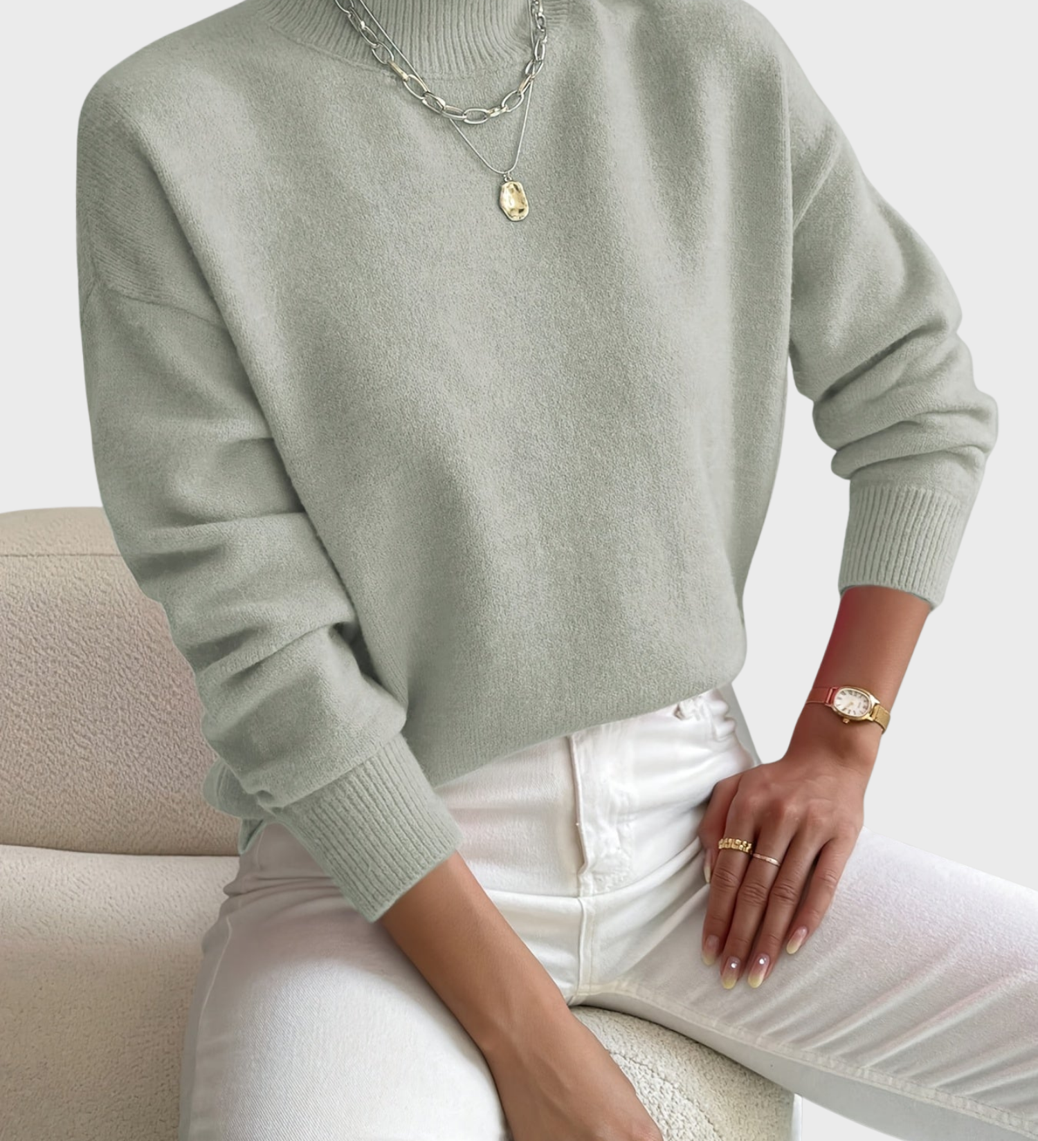 Монка | Елегантен и топъл пуловер