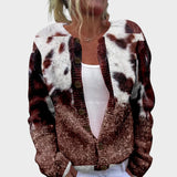 Sara - Őszi Virágmintás Kardigán