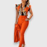 Modern leopárd mintás szett