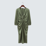 Alouette™ | Стилна рокля с V-образно деколте