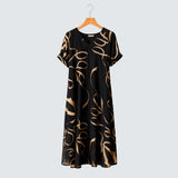 Валерия | Лека рокля с V-образно деколте