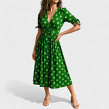 Eva - Holdmintás Midi Ruha