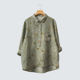 Амелия | Стилен ръчно изработен пуловер с красива дантела