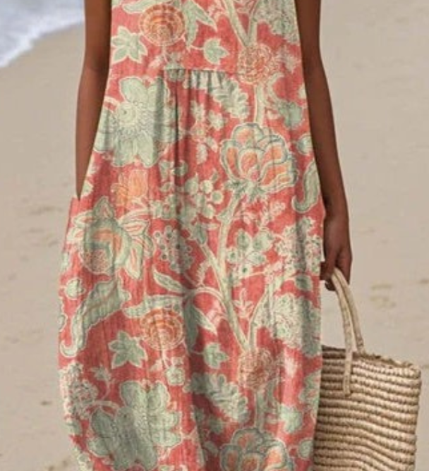 Ellis - Virágmintás vintage ruha