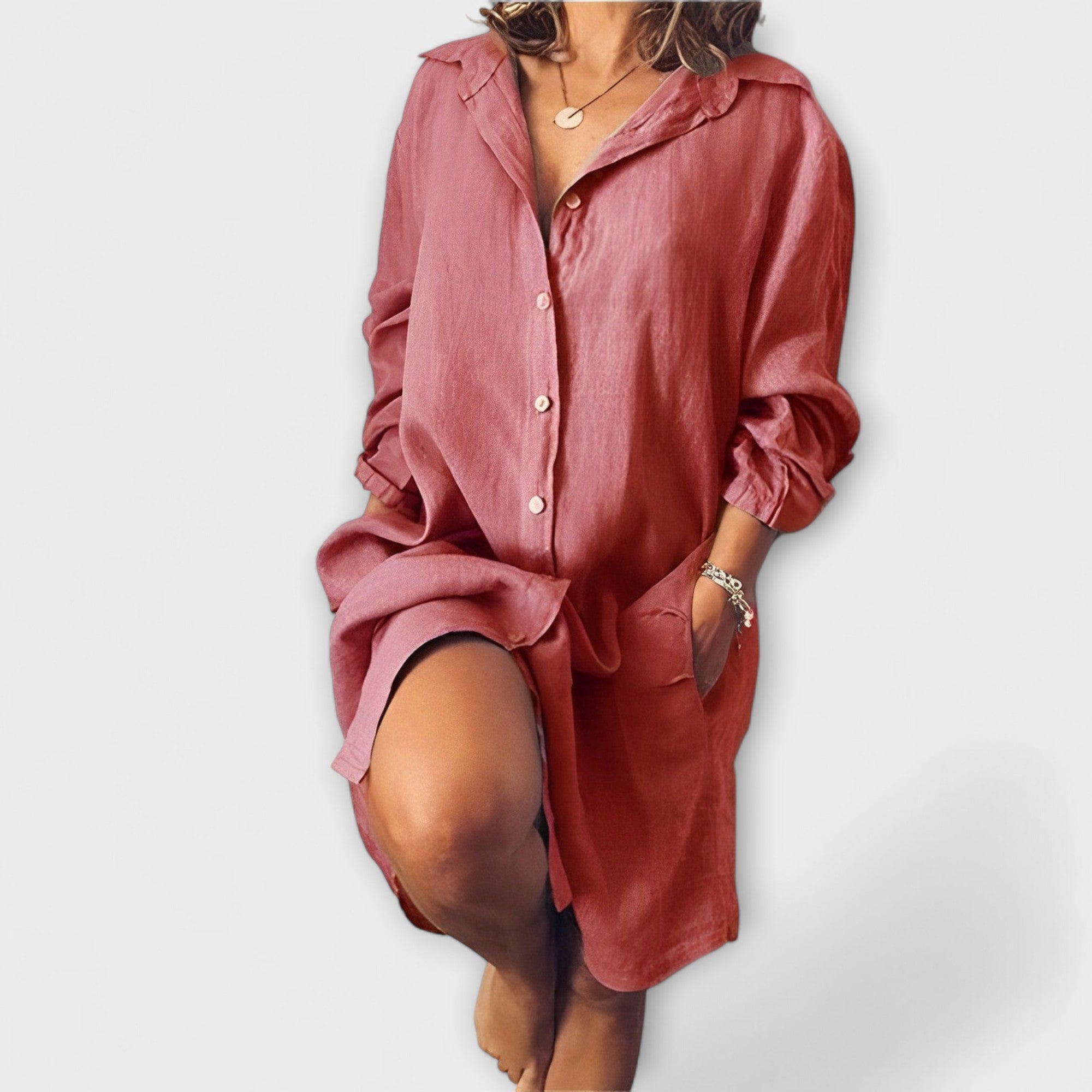 Raquel - Kényelmes vászon blúz