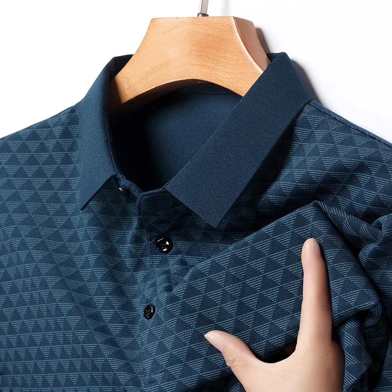 Диамантен класически поло риза