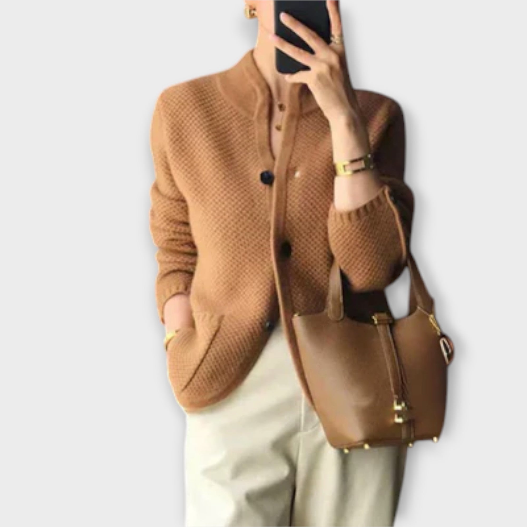 Ивана | Елегантен Плетен Кардиган