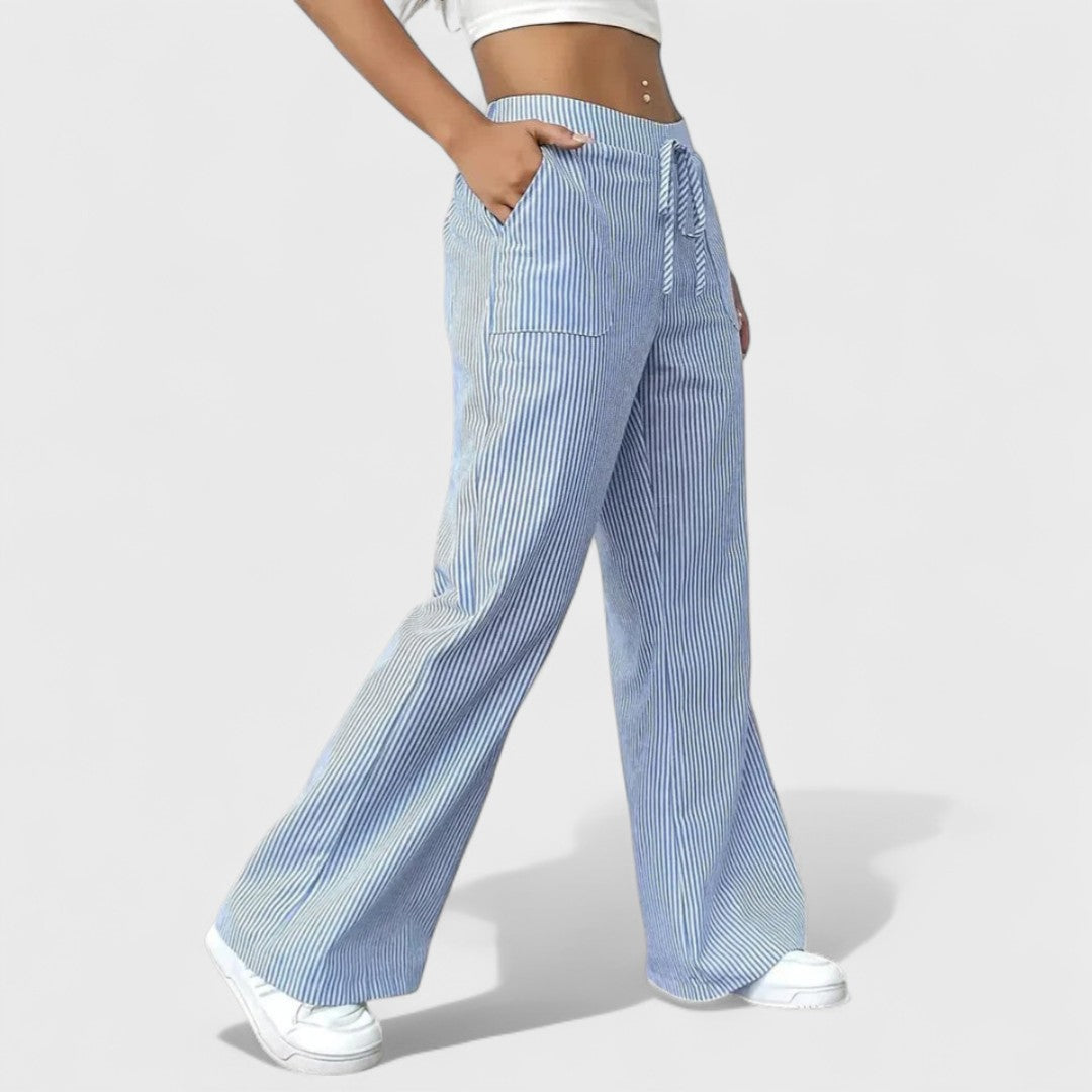 Dominique - Kényelmes Széles Nadrág