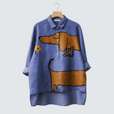 Бианка | Стилен премиум зимен палто с дантела