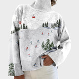 Francisca - Művészi Kötött Pulóver