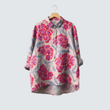 Ясминка | Стилна премиум блуза с дантелен ръб за перфектен вид