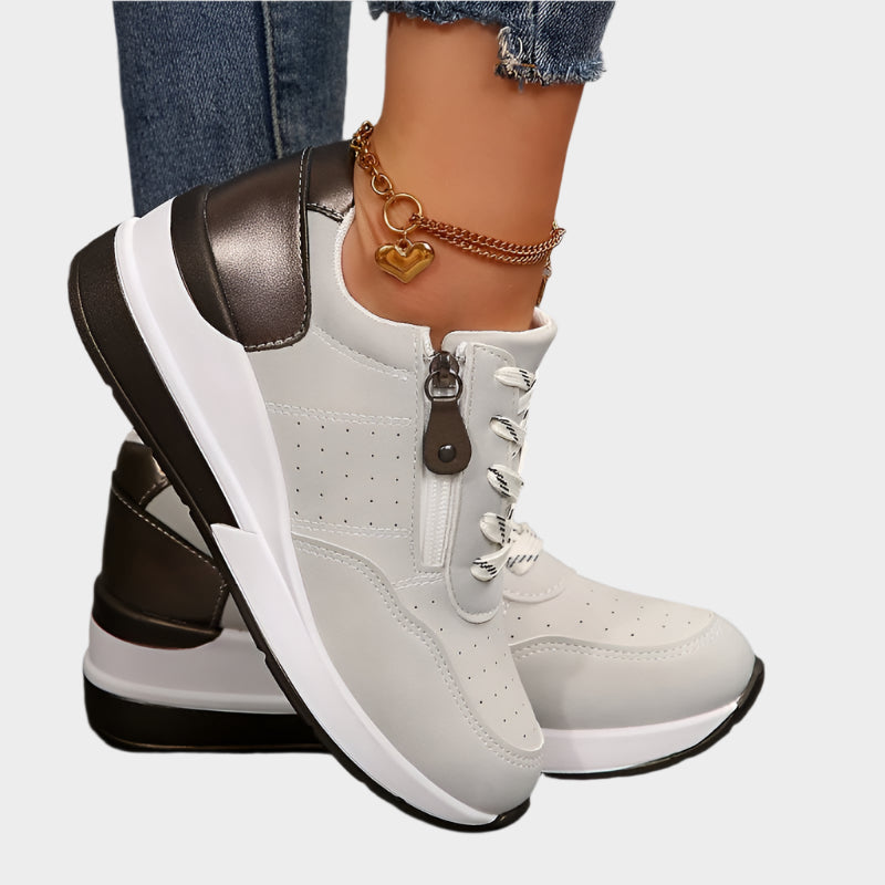 Ortopéd Cipők Patent Zárral és Vastag Talppal