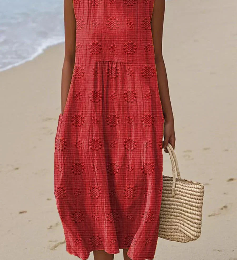 Franca | Ujjatlan pamutruha zsebekkel