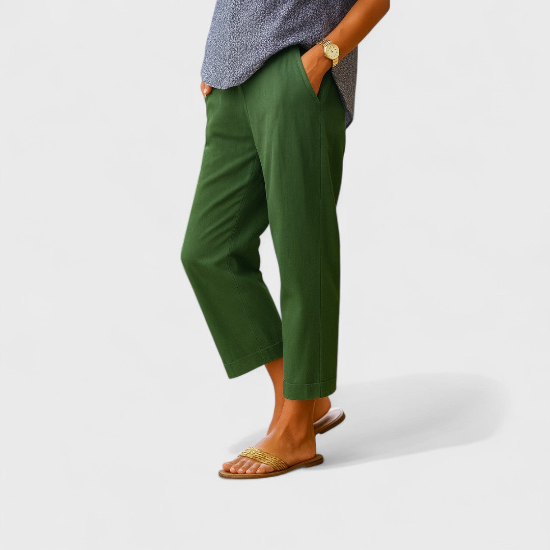 Otýlie - Nyári Nadrág Lenből és Pamutból