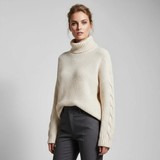 Виктория | Класически плетен пуловер