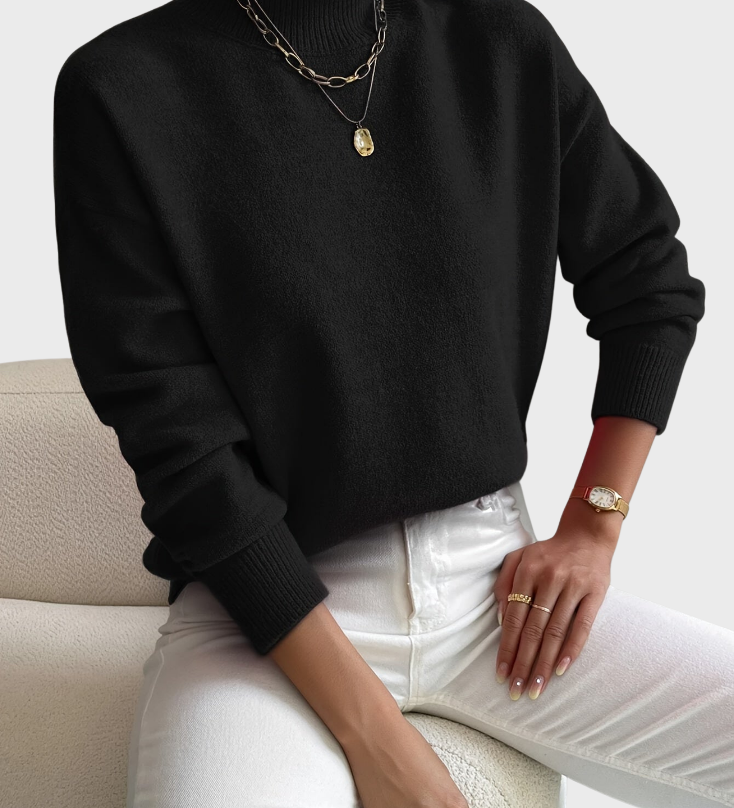 Монка | Елегантен и топъл пуловер