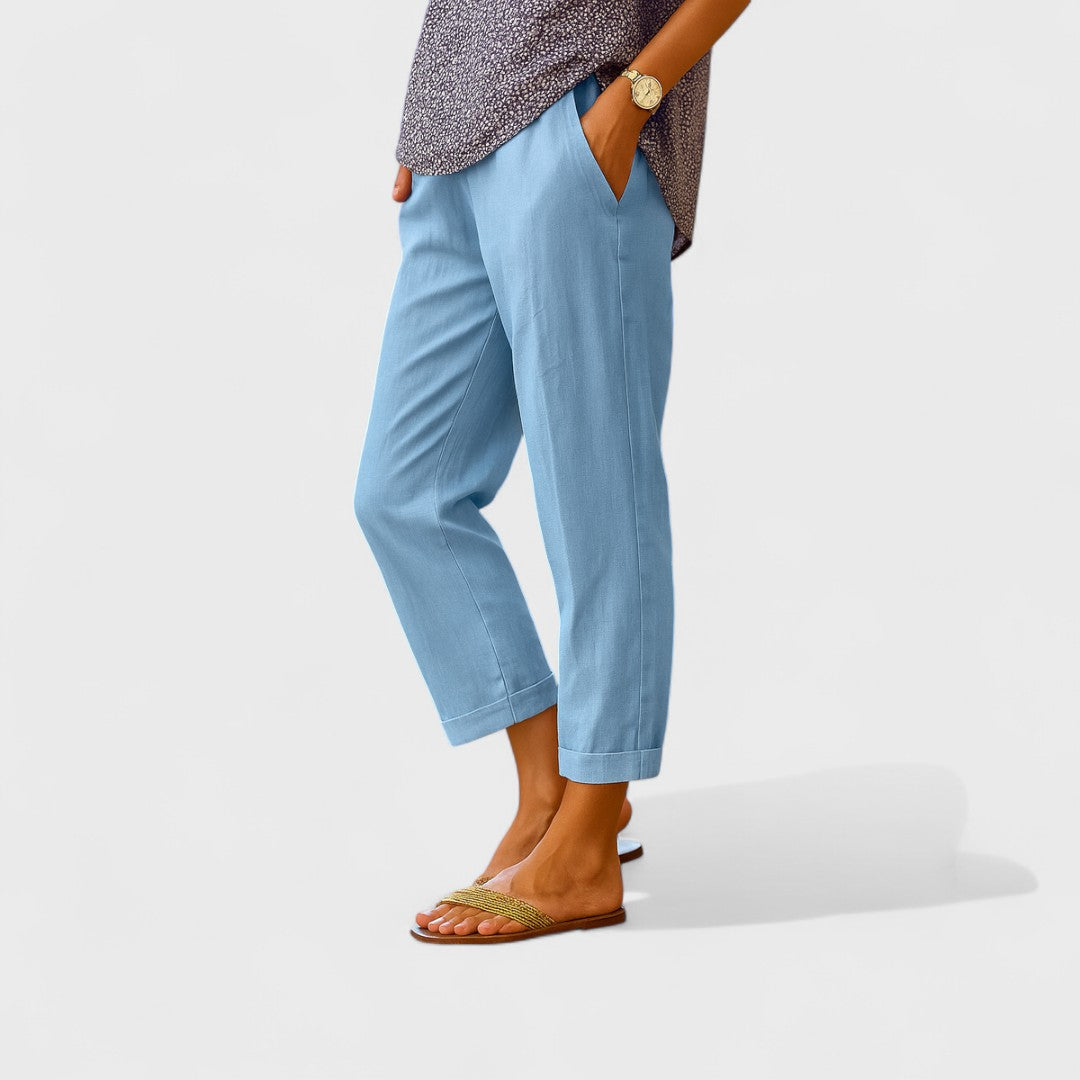 Otýlie - Nyári Nadrág Lenből és Pamutból