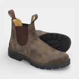 Мъжки вегански кожени ботуши Челси – Ботуши до глезена с лесно обуване