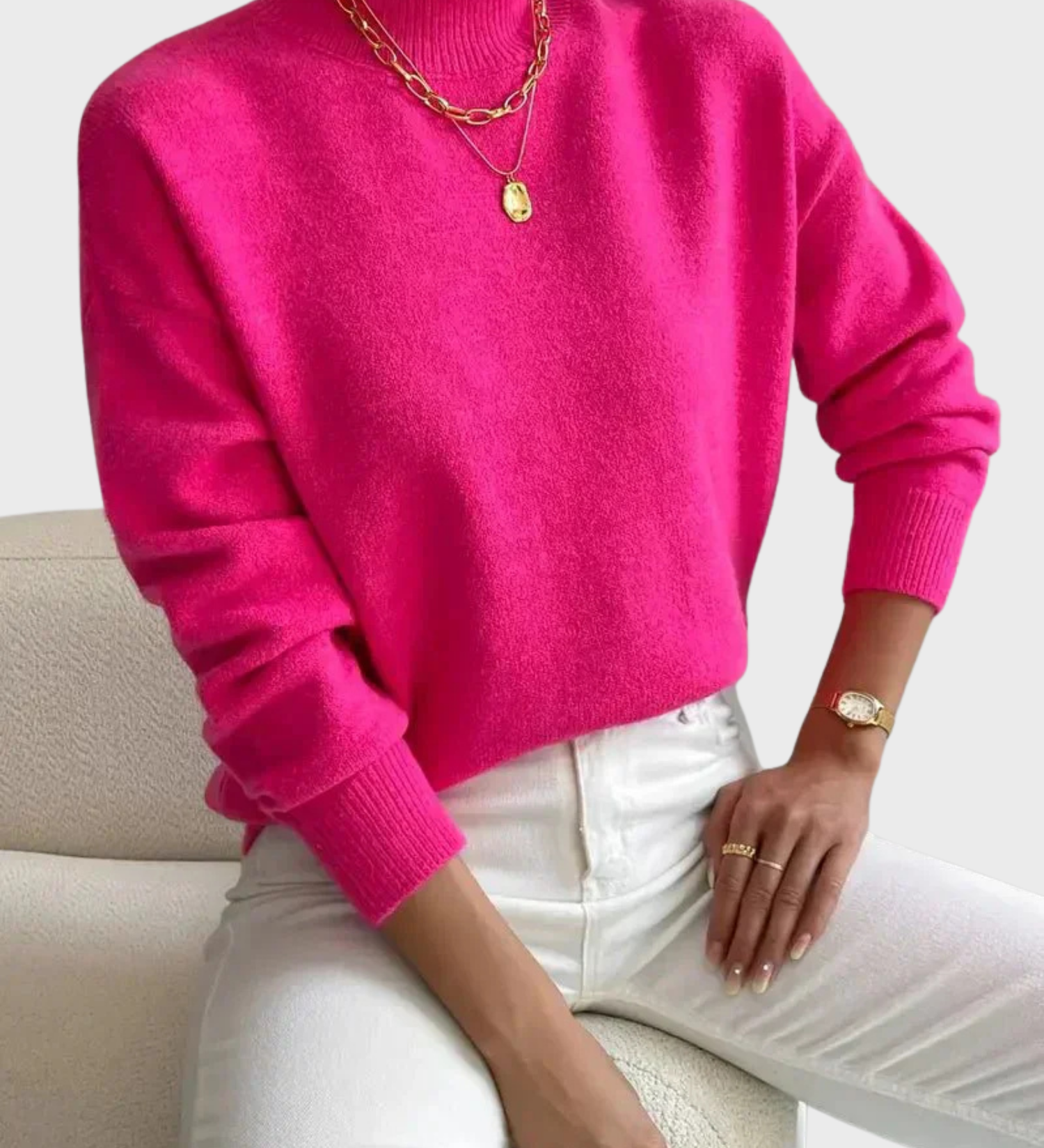 Монка | Елегантен и топъл пуловер