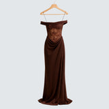 Castanza™ | Асиметрична дантелена рокля