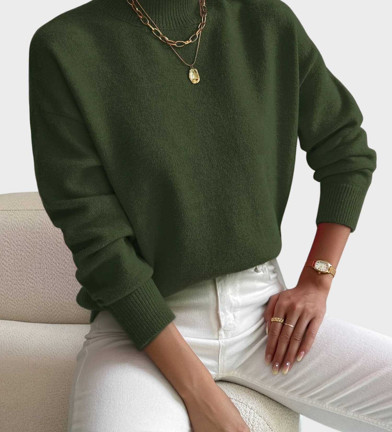 Монка | Елегантен и топъл пуловер