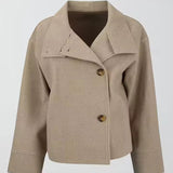 Elise | Kétgombos Rövid Luxus Kabát