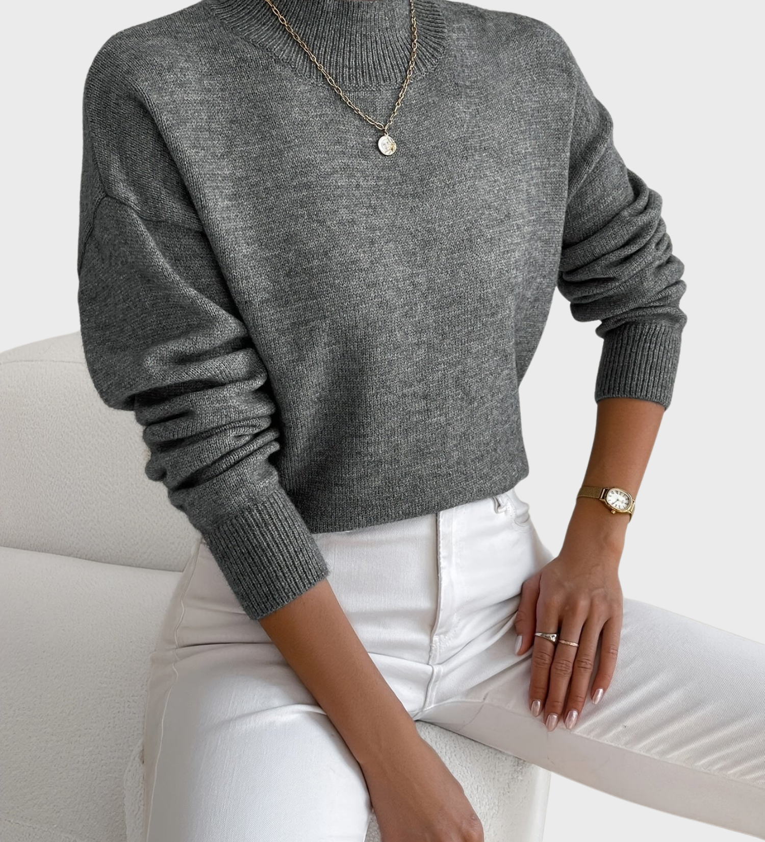 Монка | Елегантен и топъл пуловер