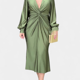 Alouette™ | Стилна рокля с V-образно деколте