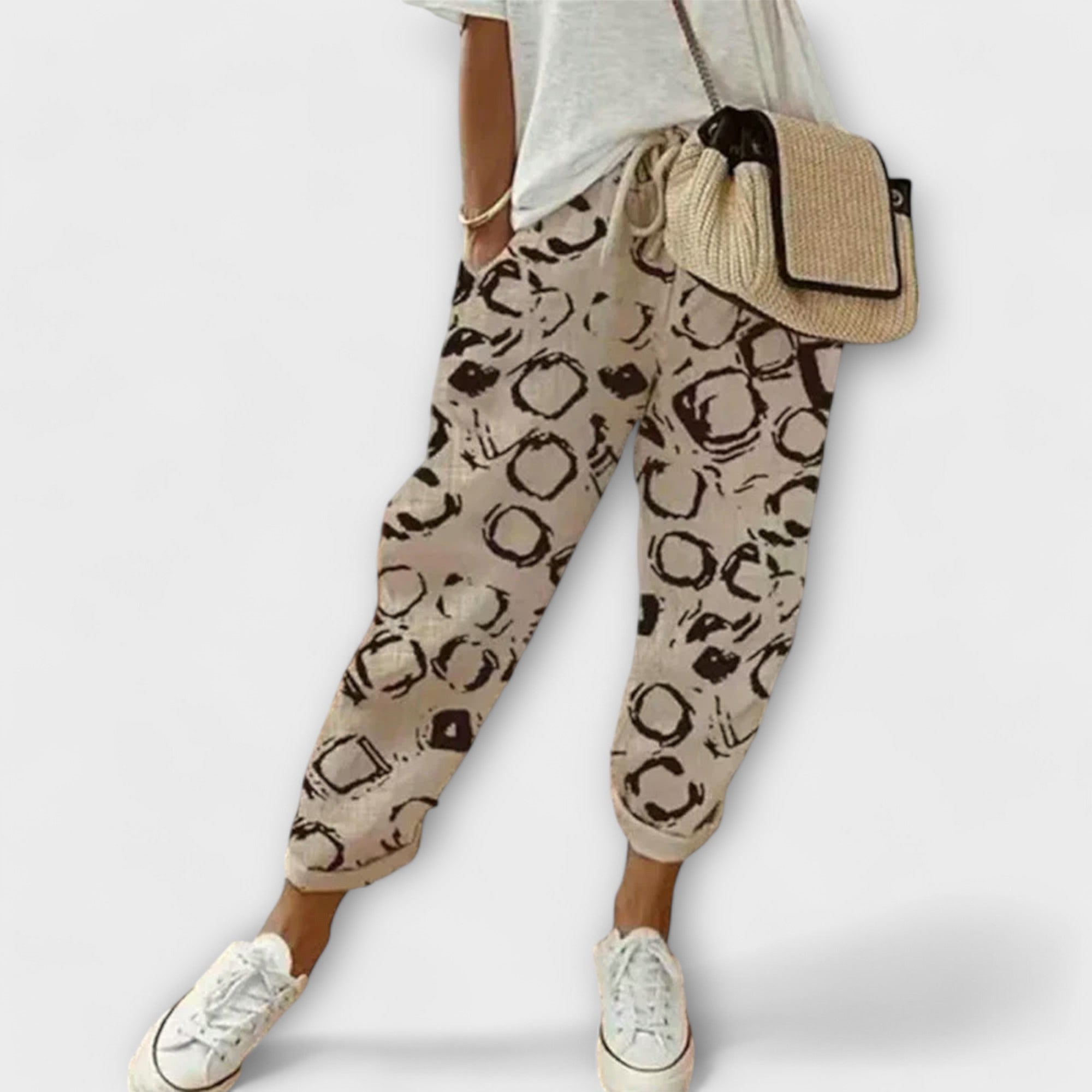 Burga - Kényelmes pamut és len nadrág