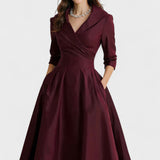 Ceryn | Сатенени Миди Рокли