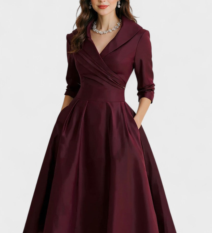 Ceryn | Сатенени Миди Рокли