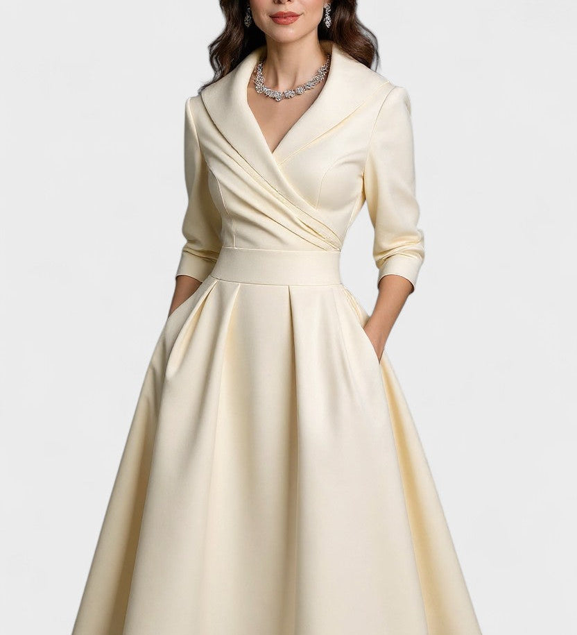 Ceryn | Сатенени Миди Рокли