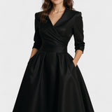 Ceryn | Сатенени Миди Рокли