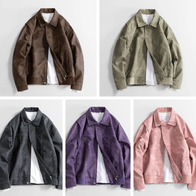 Класически кожен бомбер Бенсън