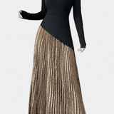 Елин | Рокля с цветен блок