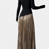 Елин | Рокля с цветен блок