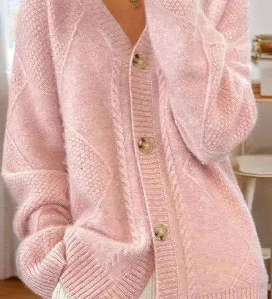 Клара | Плетен кардиган с фина текстура