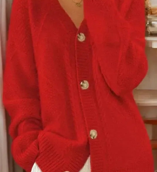 Клара | Плетен кардиган с фина текстура