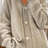 Клара | Плетен кардиган с фина текстура