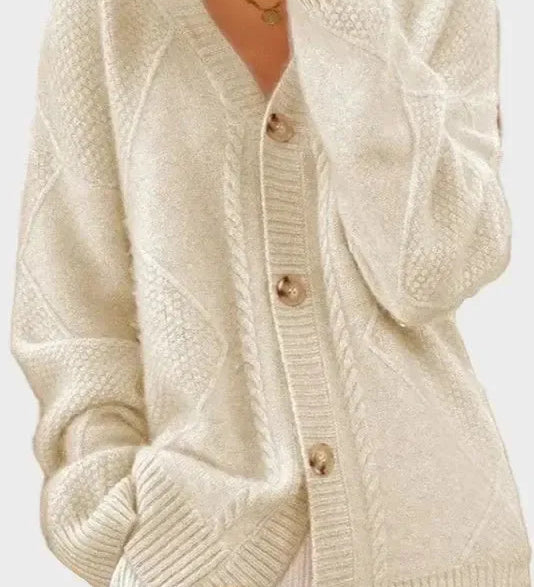 Клара | Плетен кардиган с фина текстура