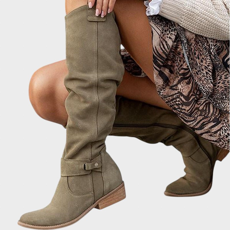 Lina – Elegáns Kényelmes Meleg Bőr Cipők Nőknek