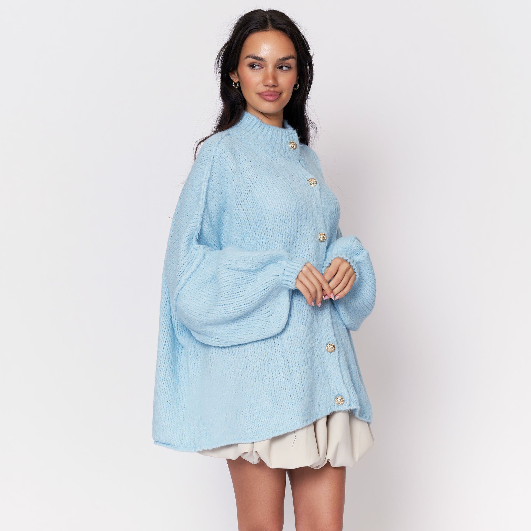 Елена | Oversize Плетен Кардиган