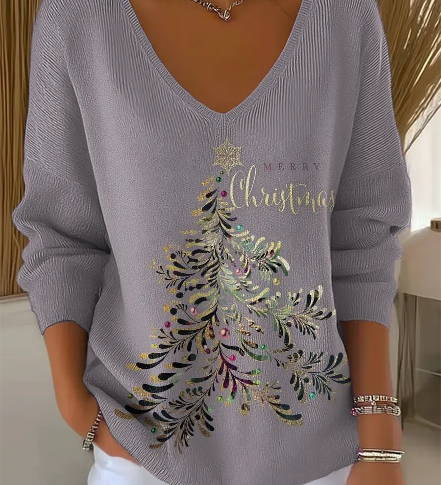 Даница | Дамска Празнична Суитшърт с Мотиви