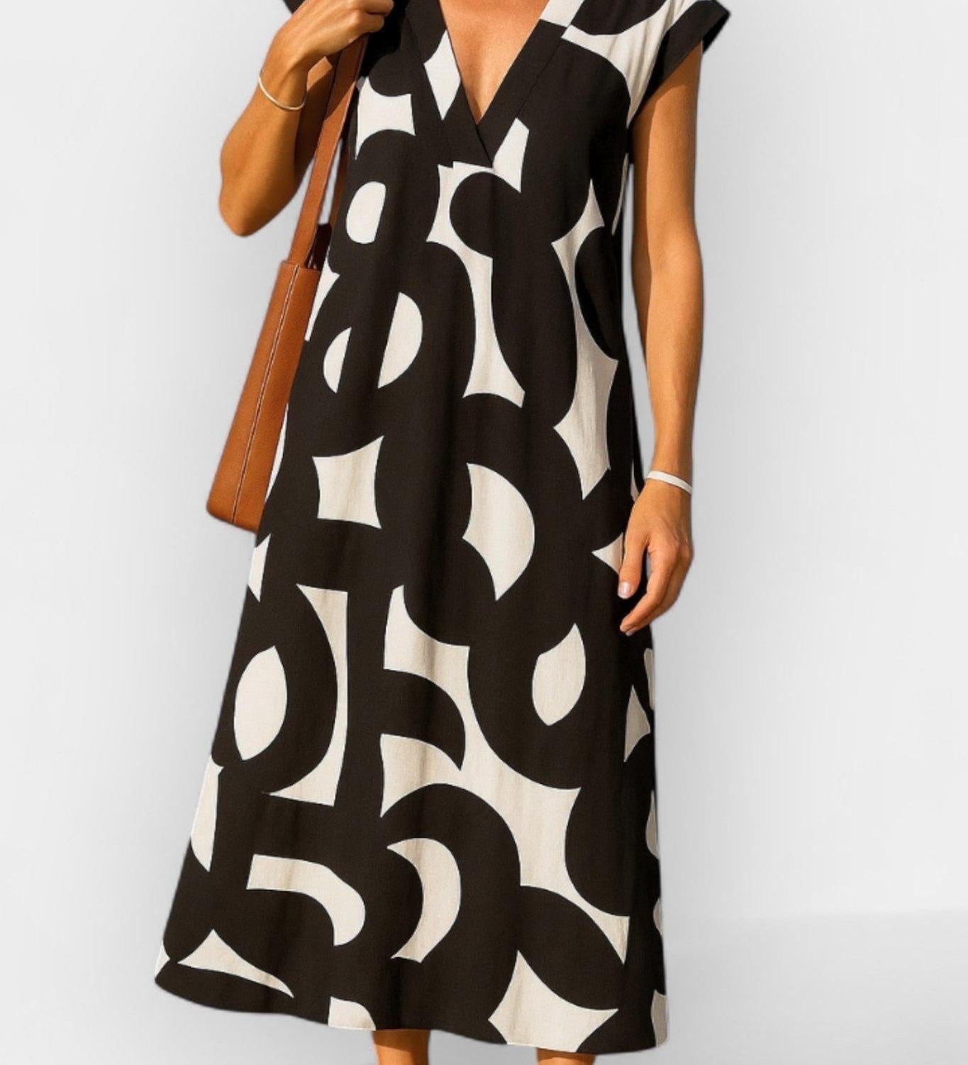 Сиена | Лека V-образна рокля