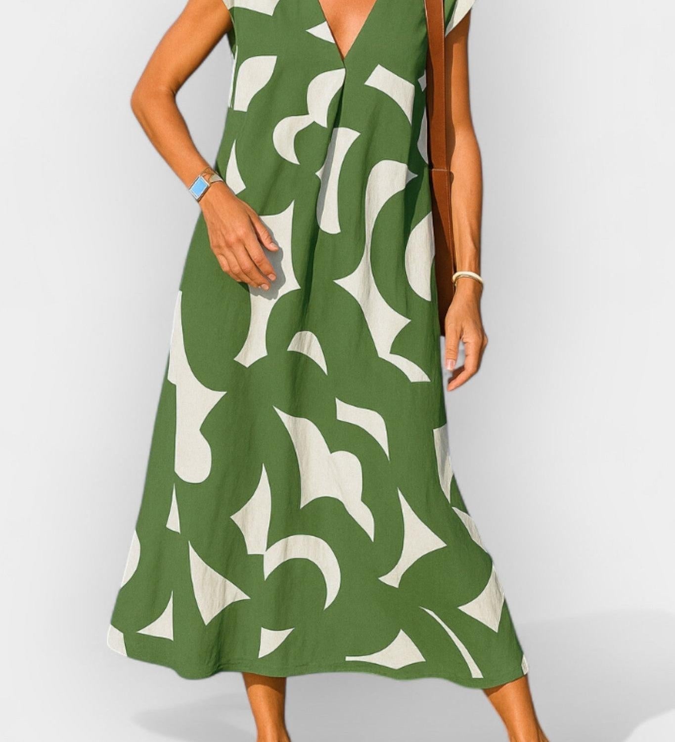 Сиена | Лека V-образна рокля