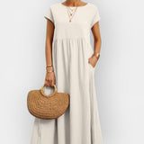 Amaya | Лека памучна рокля с джобове