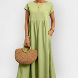 Amaya | Лека памучна рокля с джобове