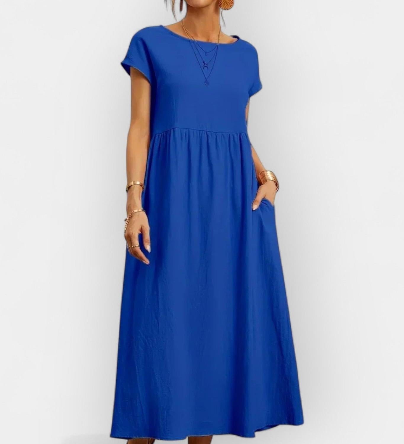 Amaya | Лека памучна рокля с джобове