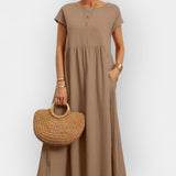 Amaya | Лека памучна рокля с джобове